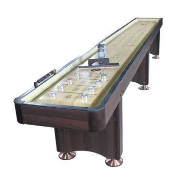 Hearthsong Shuffle Zone Shuffleboard Family Game With Oxford Mat